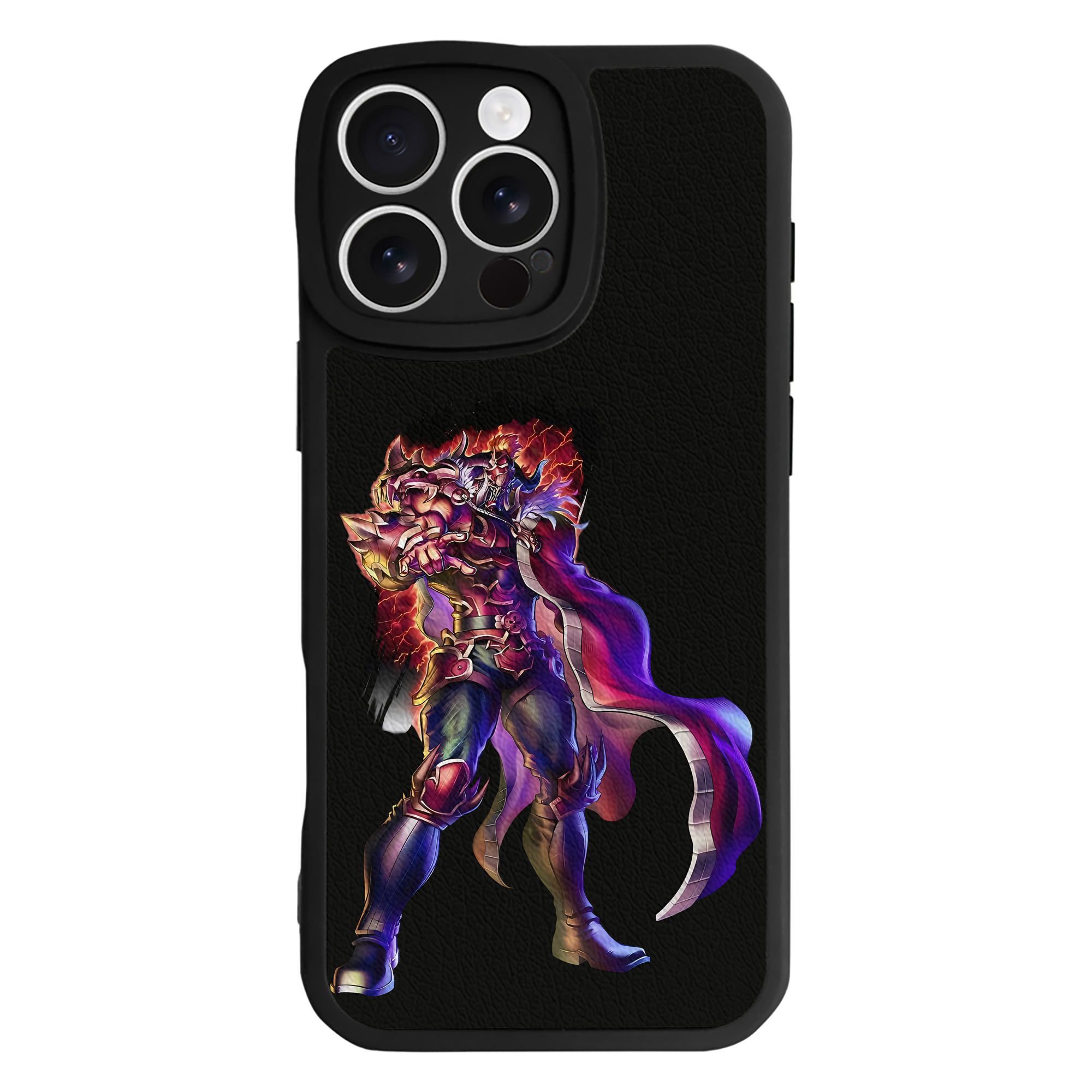 （画像用） 北斗の拳 Fist of the North Star 【iPhone 16シリーズ対応】シリコンスマホケース（レザー調） 材質：シリコン
